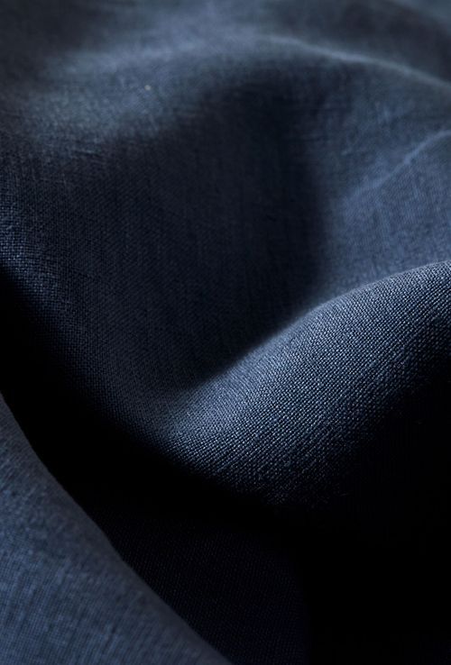 Close-up of a deep dark blue fabric